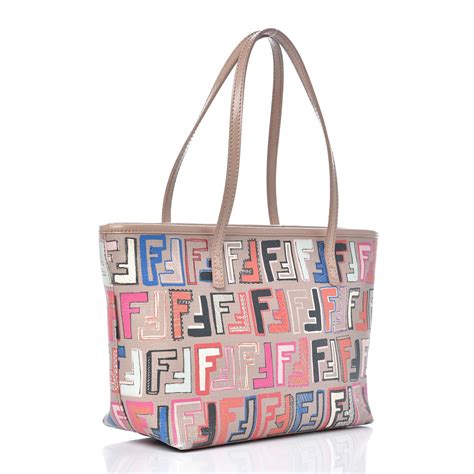 fendi multicolor zucca tote